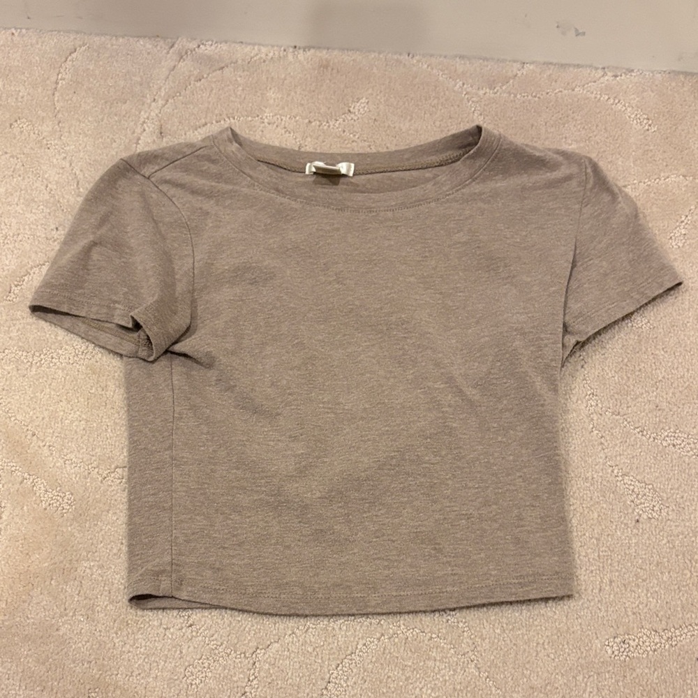 Bozzolo Tan Crop Top